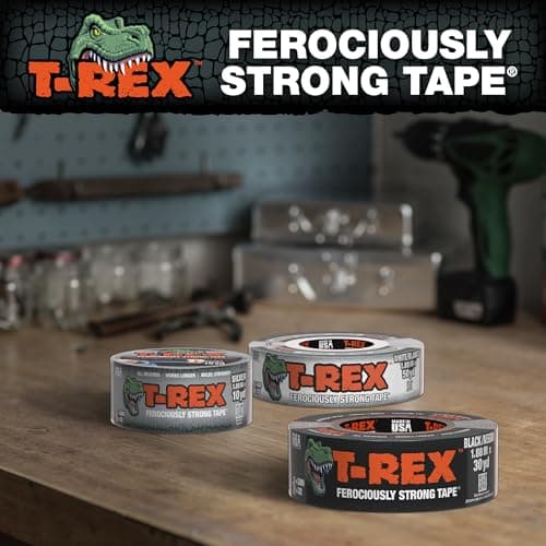 Cinta T-REX de Uso Rudo con Protección UV e Impermeable, 1.88" x 30 yd, Gris Gunmetal