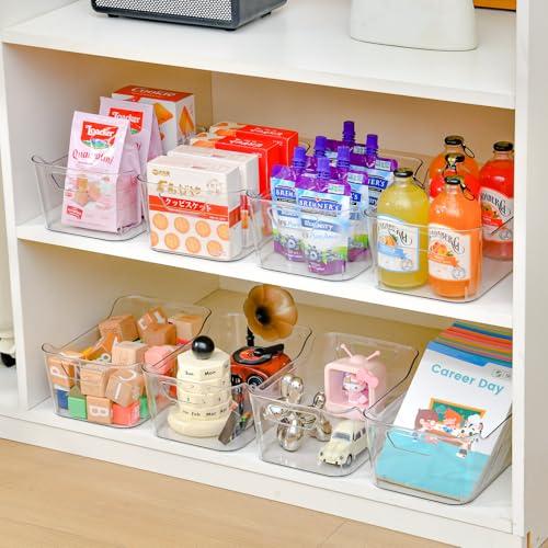 Miniatura de AntStep: Paquete de 12 Contenedores Organizadores Transparentes con Asa 2