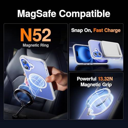 Miniatura de Funda Magnética SMARTDEVIL para iPhone 16 con 2 Micas y Protección Militar 5