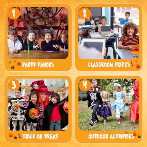 Set de 30 Mini Burbujeros de Halloween para Fiestas