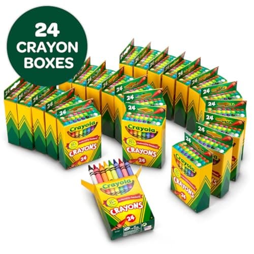 Crayola Crayons Bulk (24 Packs), Preschool Classroom Supplies, Coloring Book Supplies, School Crayons for Kids, Gifts, Ages 3+ thumbnail 3