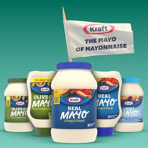 Miniatura de Kraft Real Mayo Creamy & Smooth Mayonnaise, for a Keto and Low Carb Lifestyle, 30 fl oz Jar 9