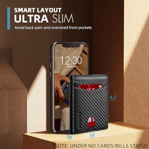 Miniatura de Cartera RUNBOX de Piel Delgada RFID para Hombre 3