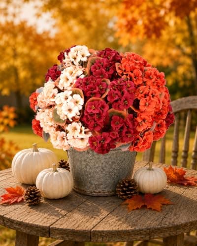 Miniatura de Geranios Falsos LAOWUJA de Otoño para Exterior (6 Manojos) 7