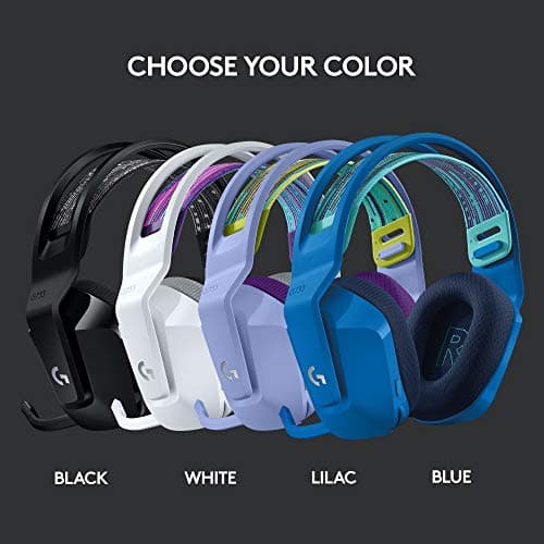 Miniatura de Audífonos Gamer Inalámbricos Logitech G733 LIGHTSPEED con RGB y Blue VO!CE - Blanco 7