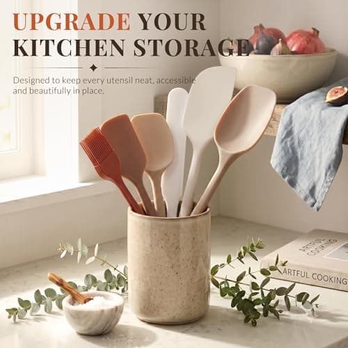 Astercook 6-Piece Silicone Spatula Set, 560°F Heat Resistant Rubber Spatulas with Stainless Steel Core, Nonstick Safe & Dishwasher Safe Baking Spatula Set for Cooking & Mixing, Mac thumbnail 6
