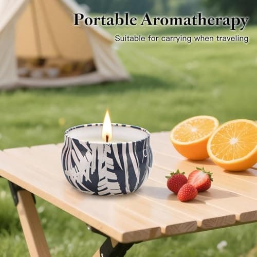 Set de Regalo de 24 Velas Aromáticas de Soya de Larga Duración