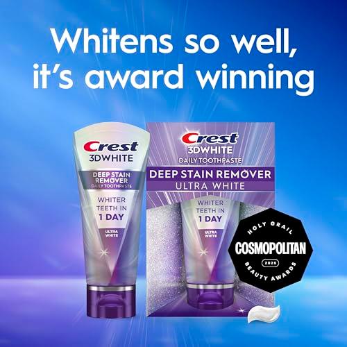 Crest 3DWhite Brilliance Deep Stain Remover Ultra White Toothpaste - 2.1oz thumbnail 9
