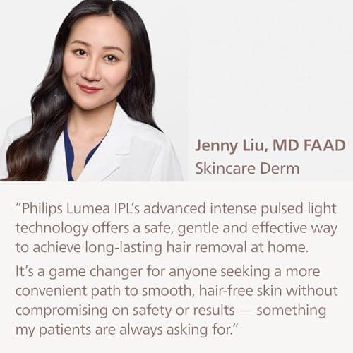 Philips Lumea IPL — Salon-like Laser Hair Removal, Permanent Hair Reduction Device At Home for Body & Facial Hair Removal for Women with Unique UV Filter for Face — 5 Settings, Ski thumbnail 11