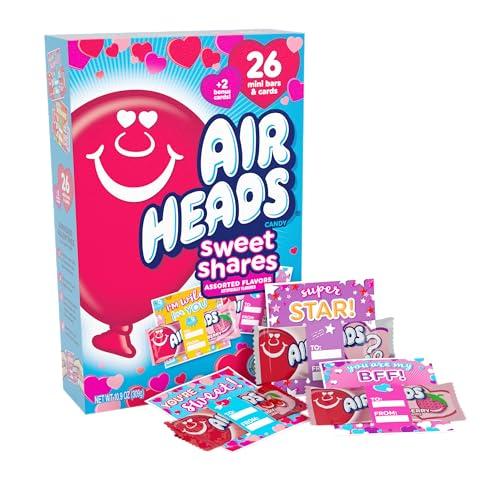 Airheads Mini Barras Surtidas San Valentín con Tarjetas (26 pzas)