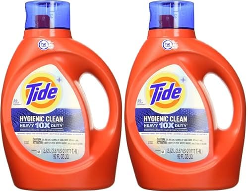 Detergente Líquido Tide Hygienic Clean Limpieza Profunda 10x, Original, 92oz (Paquete de 2)