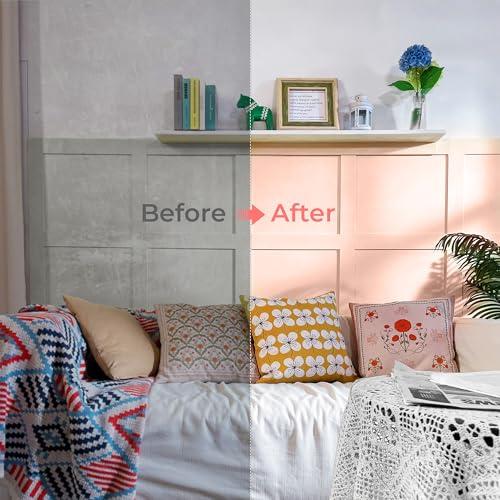 Miniatura de Pistola de Pintura HVLP Tilswall Ultraligera, 2 Boquillas y 3 Patrones 4