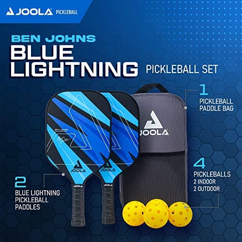 Miniatura de Set de Pickleball JOOLA Ben Johns: 2 Paletas de Fibra de Vidrio Reforzada y Accesorios 2