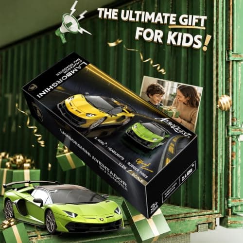 AEROQUEST 1:24 Lamborghini Remote Control Car （Aventador SVJ-Green） thumbnail 6