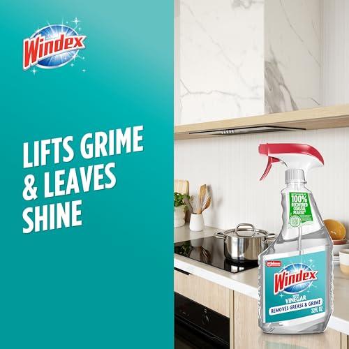 Miniatura de Windex Limpiador de Vidrios con Vinagre, Atomizador 32 fl oz 6