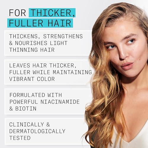 Nioxin Scalp + Hair Thickening System 3 | For Colored or Damaged Hair with Light Thinning | With Niacinamide and Biotin | Trial Size | 1 Month Supply thumbnail 5