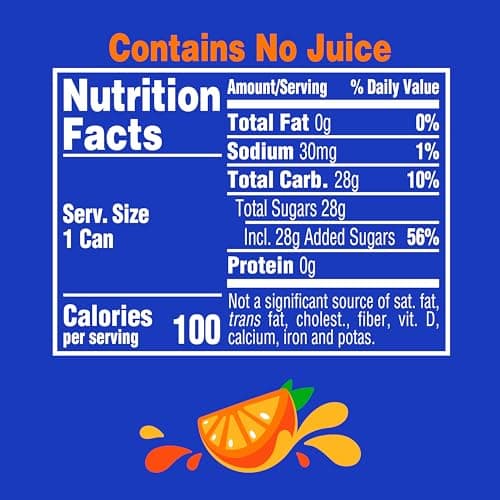 Fanta Orange Soda Fruit Flavored Soft Drink, 7.5 fl oz, 20 Pack