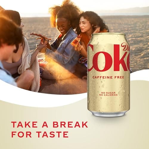 Diet Coke Caffeine Free Soda, 12 fl oz, 12 Pack (Package May Vary)