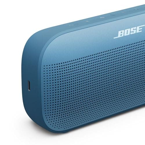 Bose SoundLink Flex Bluetooth Speaker (2nd Gen) - Portable Outdoor Speaker with Hi-Fi Audio, Waterproof and Dustproof, USB-C, Up to 12 Hours Battery Life, Blue Dusk thumbnail 5