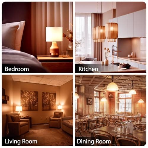 Miniatura de dalattin 4 Pack LED Bulbs Soft Warm 2700K, 100 Watt Equivalent A19 Standard Bulbs, E26 Base, 1500 LM, Efficient 15W Energy Saving, Non-Dimmable, 80+ CRI, 120V, UL Listed, for Living Room, Office 5