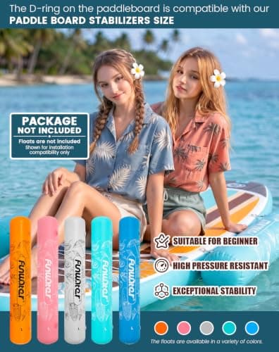 Miniatura de FunWater Inflatable Stand Up Paddle Board with Beginners SUP Accessories 4