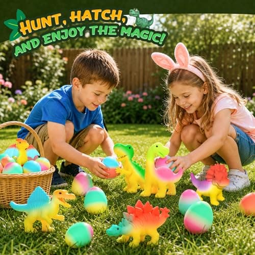 Dinosaur Hatching Surprise Eggs - 6 Pack Dinosaur Toys for Kids 3-5 5-7 6-8 thumbnail 6