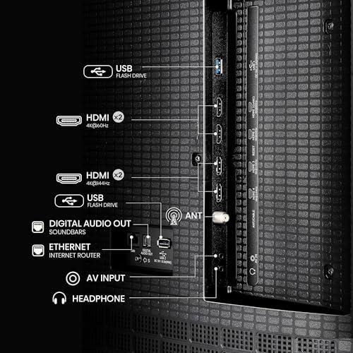 Hisense 85" Class U6 Series Mini-LED 4K UHD Smart Fire TV (85U65QF, 2025 Model) - QLED, Native 144Hz, HDR10+, Dolby Vision IQ, Dolby Atmos, Game Mode Pro, ALLM, Alexa Built in, Bla thumbnail 14