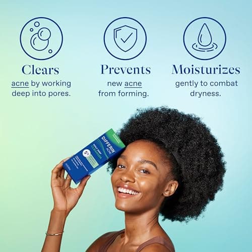 Differin Acne Face Wash with 5% Benzoyl Peroxide, Daily Deep Cleanser by the makers of Differin Gel, Gentle Skin Care for Acne Prone Sensitive Skin, 4 oz (Packaging May Vary) thumbnail 5