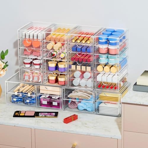 Miniatura de Organizador Acrílico caktraie con 22 Cajones (4 Paquetes) 2