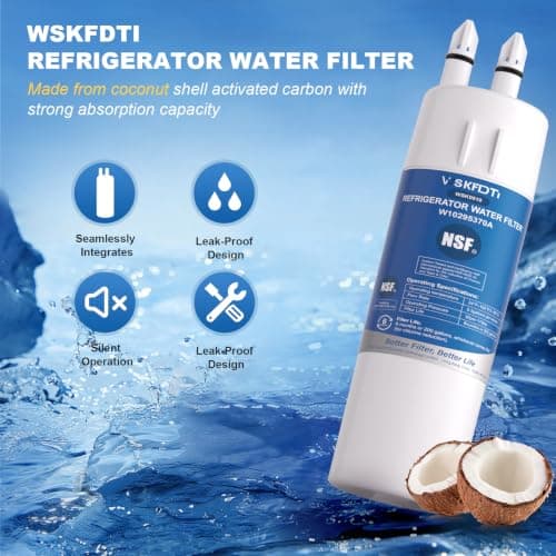 Miniatura de Reemplazo Filtro de Agua W10295370A Compatible EDR1RXD1 y Modelos Whirlpool 4