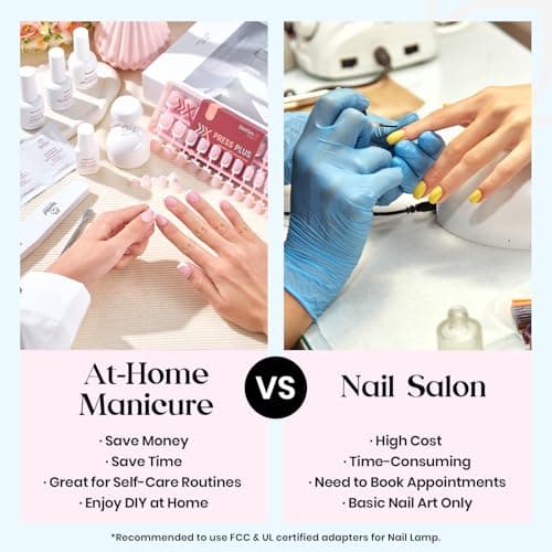 Beetles Press On Nails Kit - Short Square French Tip Nails Kit, 224 Pcs thumbnail 8