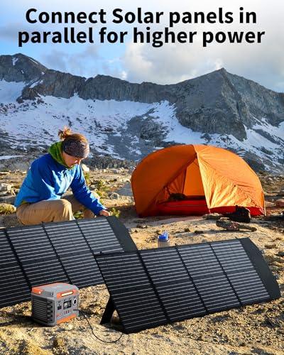 Panel Solar Portátil Plegable KEPEAK 100W con QC3.0 y PD