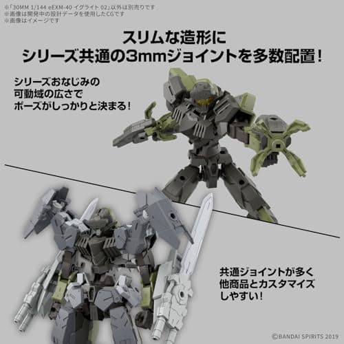 Bandai Hobby - 30 Minute Missions - #72 eEXM-40 IGLIGHT 02 30 MM 1/144 Model Kit thumbnail 5