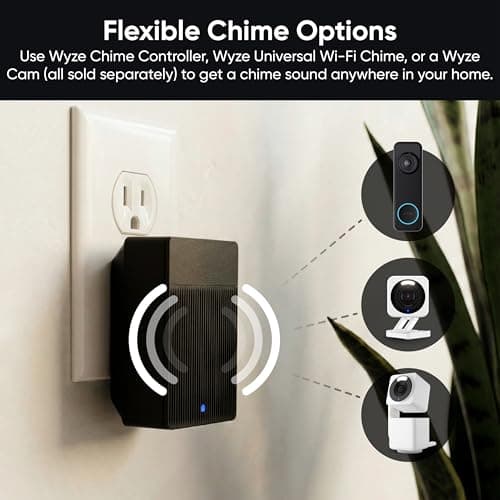 Wyze Battery Video Doorbell Wireless Camera, 1536x1536 HD+ with Color Night Vision, 2-Way Audio, 1:1 Head-to-Toe View, Person/Vehicle/Package Monitor, Wire-Free/Wired Option, 1 Min thumbnail 8