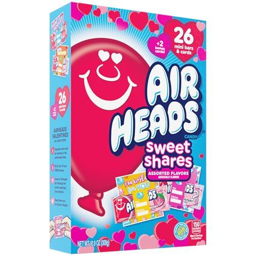 Airheads Mini Barras Surtidas San Valentín con Tarjetas (26 pzas)