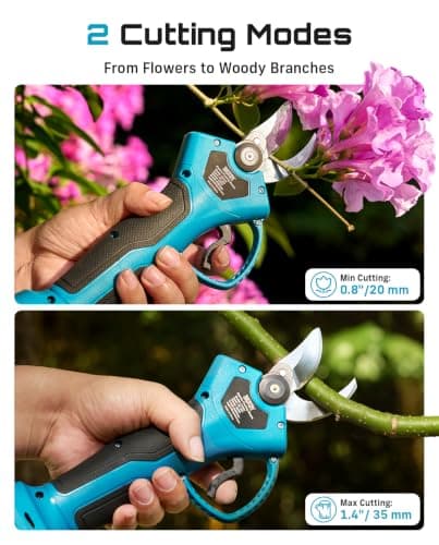 SEESII Electric Pruning Shears, 1.4" Cutting Cordless Pruner for Gardening thumbnail 7