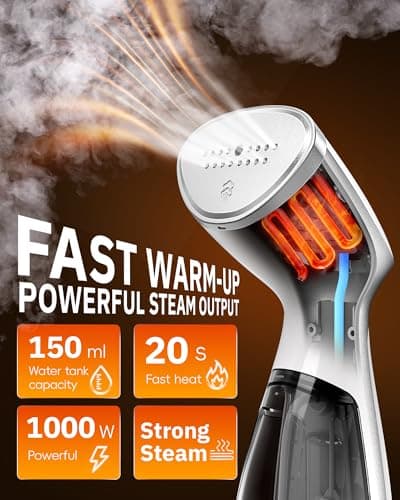 Vaporizador de Ropa Portátil OGHom 1000W (Solo 120V)