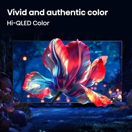 Smart TV Hisense 65" Hi-QLED 4K UHD Roku (Serie E6SR, Modelo 2026) con Dolby Vision y Game Mode Plus