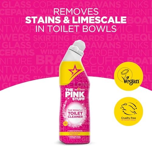 Miniatura de The Pink Stuff Limpiador Inodoros Milagroso Gel Quitamanchas 25 oz fl 8