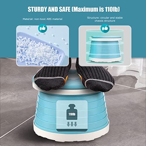 Portable Potty for Toddler Travel Foldable Potty Seat for Toddler Training Toilet for Kids Boys Girls Car On The Go Potty Travel Toilet Chair for Camping Park Indoor/Outdoor thumbnail 6