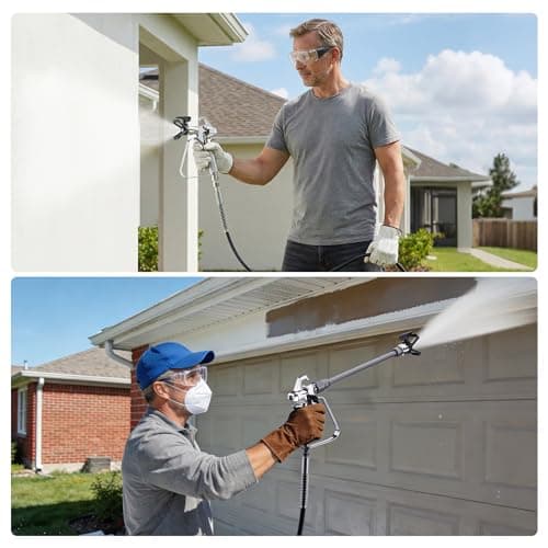 WORKPRO 700W Airless Paint Sprayer, 2900PSI High Efficiency thumbnail 8