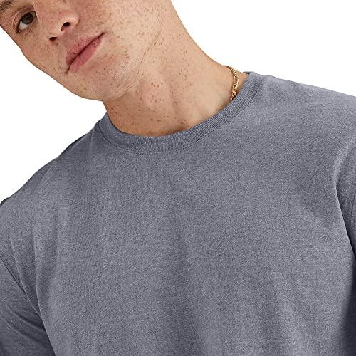 Hanes Originals Men's Tri-Blend Long Sleeve T-Shirt, Athletic Navy PE Heather, Medium thumbnail 4