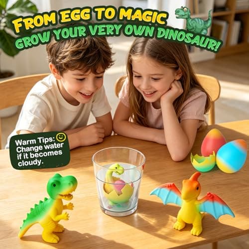 Dinosaur Hatching Surprise Eggs - 6 Pack Dinosaur Toys for Kids 3-5 5-7 6-8 thumbnail 4