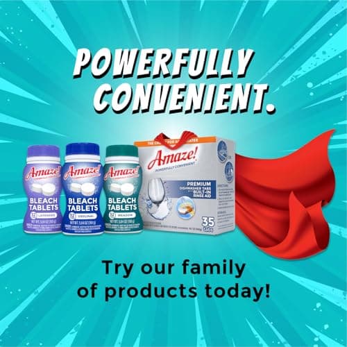 AMAZE Ultra Concentrated Bleach Tablets – Lavender Scent [32 tablets] thumbnail 8