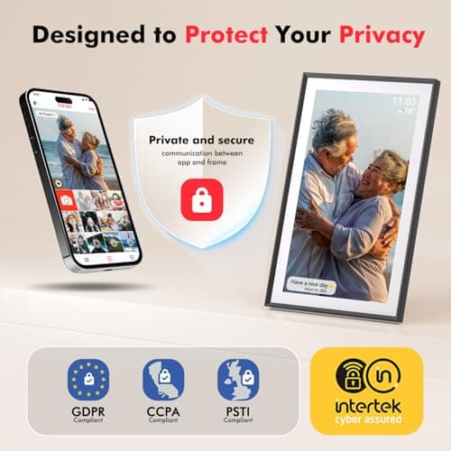 Digital Picture Frame, Frameo 15.6'' Digital Photo Frame WiFi Large Display thumbnail 6