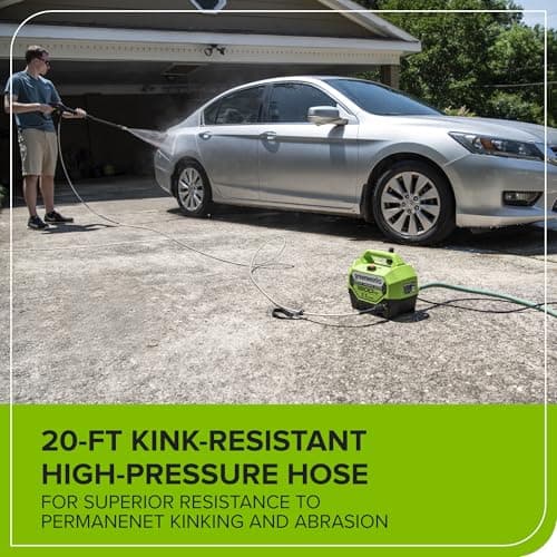 Greenworks 1800 PSI (1.1 GPM) Electric Pressure Washer PWMA Certified