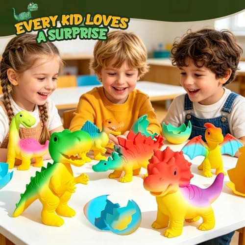 Dinosaur Hatching Surprise Eggs - 6 Pack Dinosaur Toys for Kids 3-5 5-7 6-8 thumbnail 8