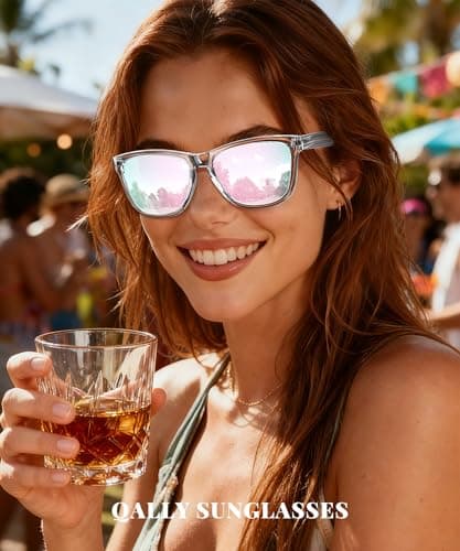 QALLY Sunglasses-women Polarized Sunglasses-womens: Trendy Sun Glasses polarized UV400 Protection Fashion Sunglasses thumbnail 6