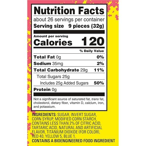(S&S) SOUR PATCH KIDS Watermelon Soft & Chewy Gummy Candy, Family Size, 1.8 lb thumbnail 2