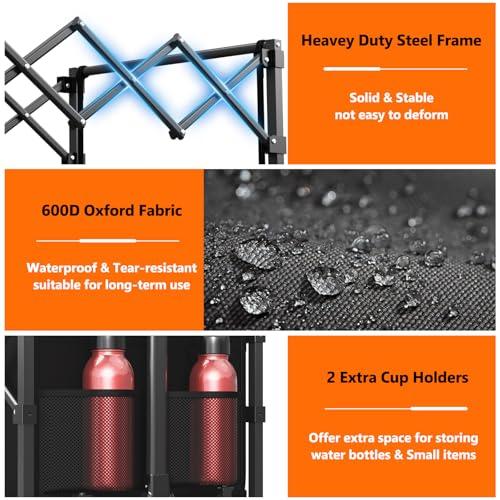 Carrito Utilitario Plegable Yozoia con Ruedas